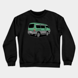 Jdm green delica back classic Crewneck Sweatshirt